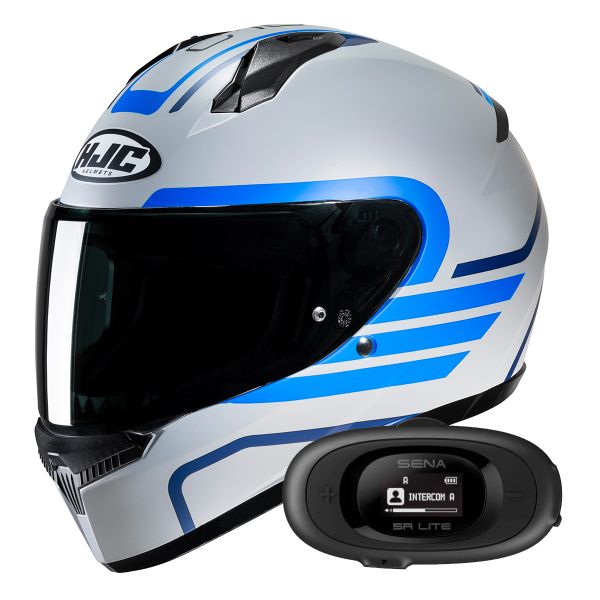 Integrale HJC C10 Lito MC2SF + Kit bluetooth 5R Lite