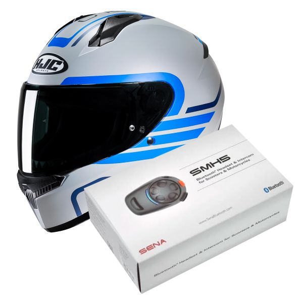 Integrale HJC C10 Lito MC2SF + Kit Bluetooth SMH5 Solo