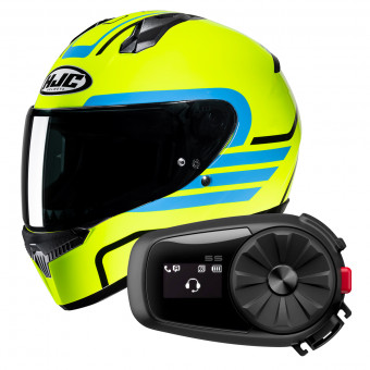 Integrale HJC C10 Lito MC3H + Kit Bluetooth 5S