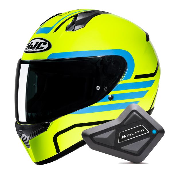 Integrale HJC C10 Lito MC3H + Kit Bluetooth BT Mini