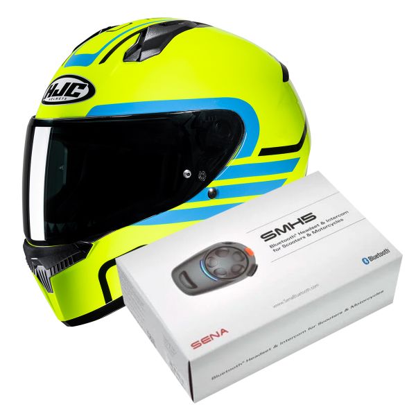 Integrale HJC C10 Lito MC3H + Kit Bluetooth SMH5 Solo