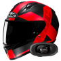 Casque Integrale HJC C10 Tez MC1SF + Kit bluetooth 5R Lite Solo