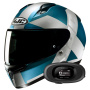 Casque Integrale HJC C10 Tez MC2SF + Kit bluetooth 5R Lite Solo