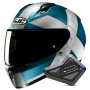 Casque Integrale HJC C10 Tez MC2SF + Kit Bluetooth BT Mini
