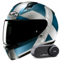 Casque Integrale HJC C10 Tez MC2SF + Kit Bluetooth Lokui K30