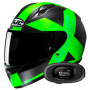 Casque Integrale HJC C10 Tez MC4HSF + Kit bluetooth 5R Lite Solo