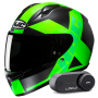 Casque Integrale HJC C10 Tez MC4HSF + Kit Bluetooth Lokui K30