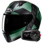 Casque Integrale HJC C10 Tez MC4SF + Kit Bluetooth 5S Solo