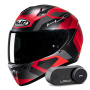 Casque Integrale HJC C10 Tins MC1SF + Kit Bluetooth Lokui K30