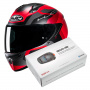 Casque Integrale HJC C10 Tins MC1SF + Kit Bluetooth SMH5 Solo