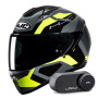 Casque Integrale HJC C10 Tins MC3H + Kit Bluetooth Lokui K30