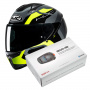 Casque Integrale HJC C10 Tins MC3H + Kit Bluetooth SMH5 Solo