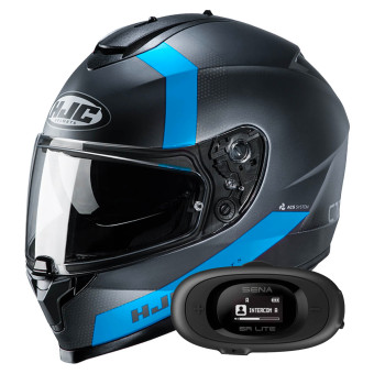 Integrale HJC C70 Eura MC2SF + Kit bluetooth 5R Lite