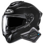 Casque Integrale HJC C71 Metal Black + Kit Bluetooth BT Mini