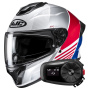 Casque Integrale HJC C71 Morix MC21 + Kit Bluetooth 5S Solo