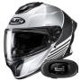 Casque Integrale HJC C71 Morix MC5 + Kit bluetooth 5R Lite Solo