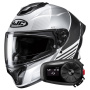 Casque Integrale HJC C71 Morix MC5 + Kit Bluetooth 5S Solo