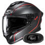 Casque Integrale HJC C71 Quez MC1SF + Kit bluetooth 5R Lite Solo