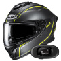 Casque Integrale HJC C71 Quez MC3HSF + Kit bluetooth 5R Lite Solo