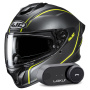 Casque Integrale HJC C71 Quez MC3HSF + Kit Bluetooth Lokui K30