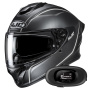 Casque Integrale HJC C71 Quez MC5SF + Kit bluetooth 5R Lite Solo