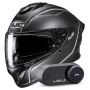 Casque Integrale HJC C71 Quez MC5SF + Kit Bluetooth Lokui K30