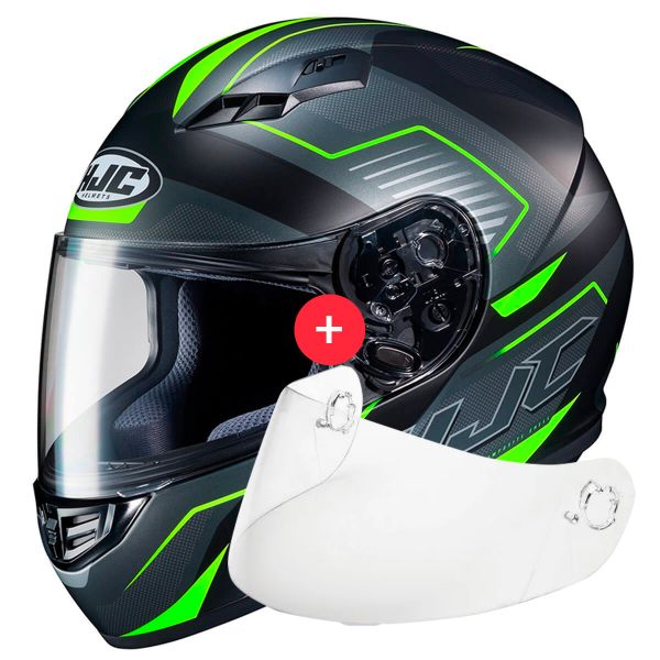 Pack Casco Moto + Visiera : HJC CS-15 Trion MC3HSF + Visiera HJC HJ-09 |  iCasque.it