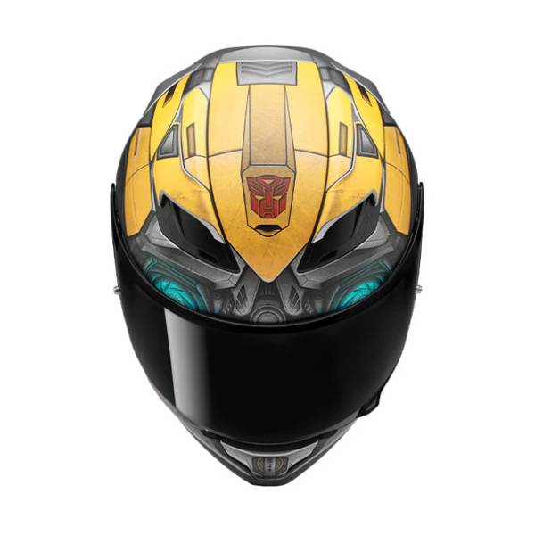HJC F71 Bumblebee Hasbro MC3SF + Kit Bluetooth Smart 11B