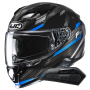 Casque Integrale HJC F71 Carbon Esira MC2 + Kit Bluetooth Smart 11B