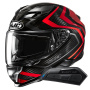 Casque Integrale HJC F71 Carbon Nevio MC1 + Kit Bluetooth Smart 11B