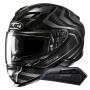 Casque Integrale HJC F71 Carbon Nevio MC5 + Kit Bluetooth Smart 11B
