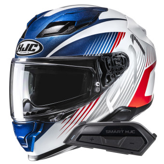 Integrale HJC F71 Catos MC21 + Kit Bluetooth Smart 21B Flat Black