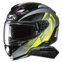 Casque Integrale HJC F71 Catos MC3H + Kit Bluetooth Smart 11B
