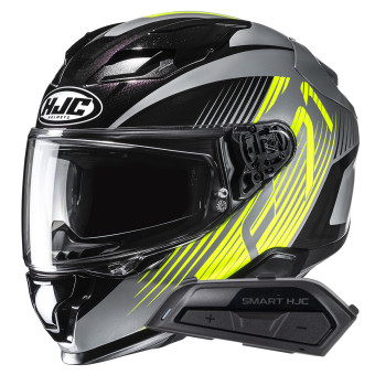 Integrale HJC F71 Catos MC3H + Kit Bluetooth Smart 21B Flat Black