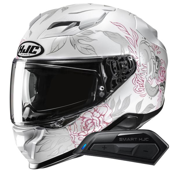 Integrale HJC F71 Eliz MC8 + Kit Bluetooth Smart 11B