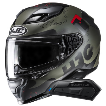 Integrale HJC F71 Faco MC1SF + Kit Bluetooth Smart 11B