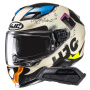 Casque Integrale HJC F71 Faco MC28 + Kit Bluetooth Smart 21B Flat Black
