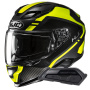 Casque Integrale HJC F71 Tozz MC3H + Kit Bluetooth Smart 21B Flat Black