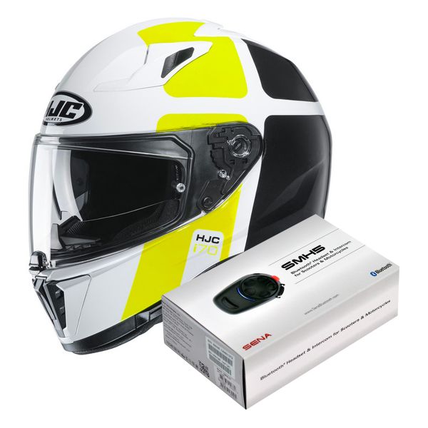 Integrale HJC I70 Prika MC4H + Kit Bluetooth Sena SMH5 Solo