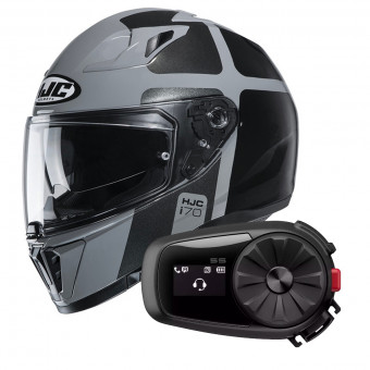 Integrale HJC I70 Prika MC5 + Kit Bluetooth Sena 5S Solo