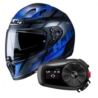Integrale HJC i70 Reden MC2SF + Kit Bluetooth Sena 5S Solo