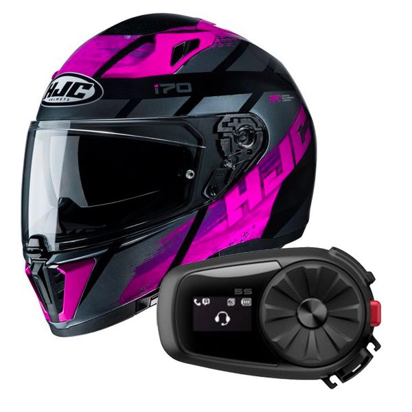 Integrale HJC i70 Reden MC8 + Kit Bluetooth Sena 5S Solo