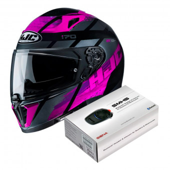Integrale HJC i70 Reden MC8 + Kit Bluetooth Sena SMH5 Solo