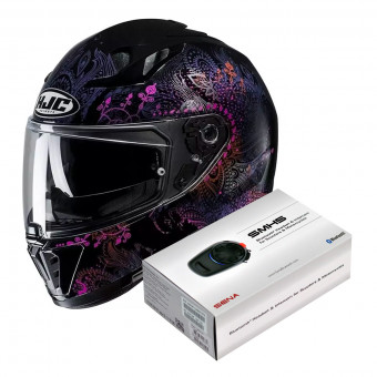Integrale HJC i70 Varok MC8 + Kit Bluetooth Sena SMH5 Solo