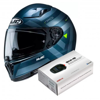 Integrale HJC i70 Watu MC4SF + Kit Bluetooth Sena SMH5 Solo