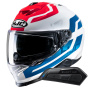 Casque Integrale HJC i71 Enta MC21 + Kit Bluetooth Smart 11B