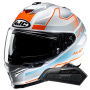 Casque Integrale HJC i71 Iorix MC27 + Kit Bluetooth Smart 11B