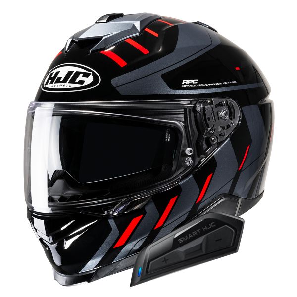 Integrale HJC i71 Simo MC1 + Kit Bluetooth Smart 21B