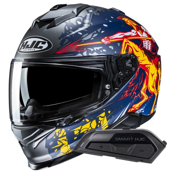 Integrale HJC i71 Taurus MC1SF + Kit Bluetooth Smart 21B Integrale HJC i71 Taurus MC1SF + Kit Bluetooth Smart 21B