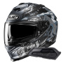 Casque Integrale HJC i71 Taurus MC5SF + Kit Bluetooth Smart 21B